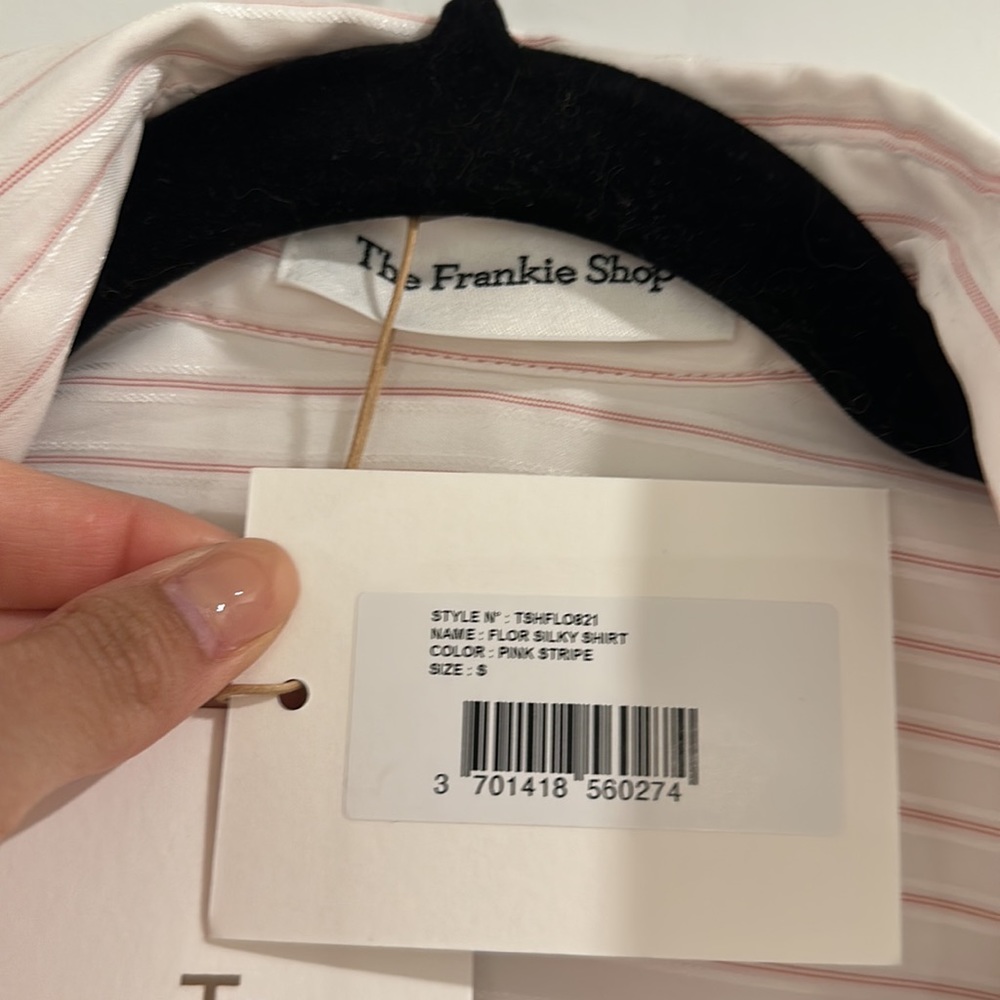 NWT Flor Silky Shirt by Frankie Shop - Picture 3 of 3